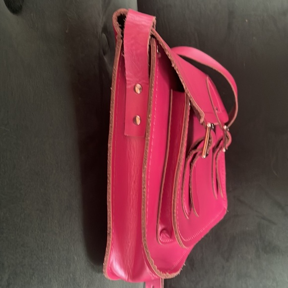 Hot Pink Cambridge Satchel Company small/medium sized bag - Picture 10 of 10